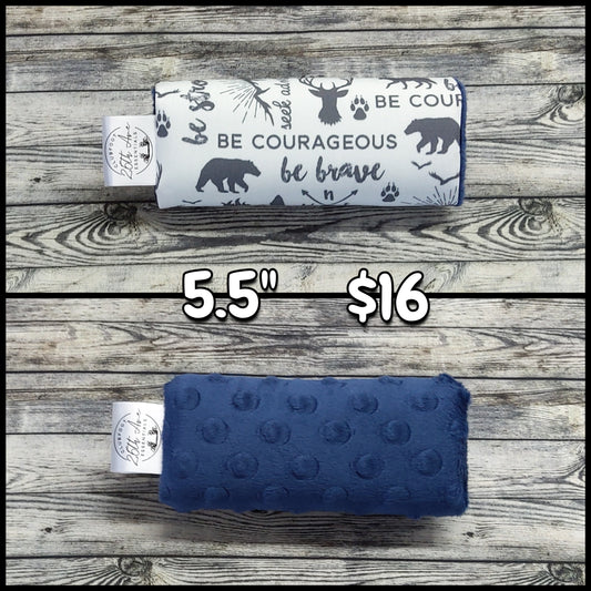 5.5" Seek Adventure & Navy Minky