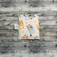 5.5" Bluey/Bingo & Yellow Chevron