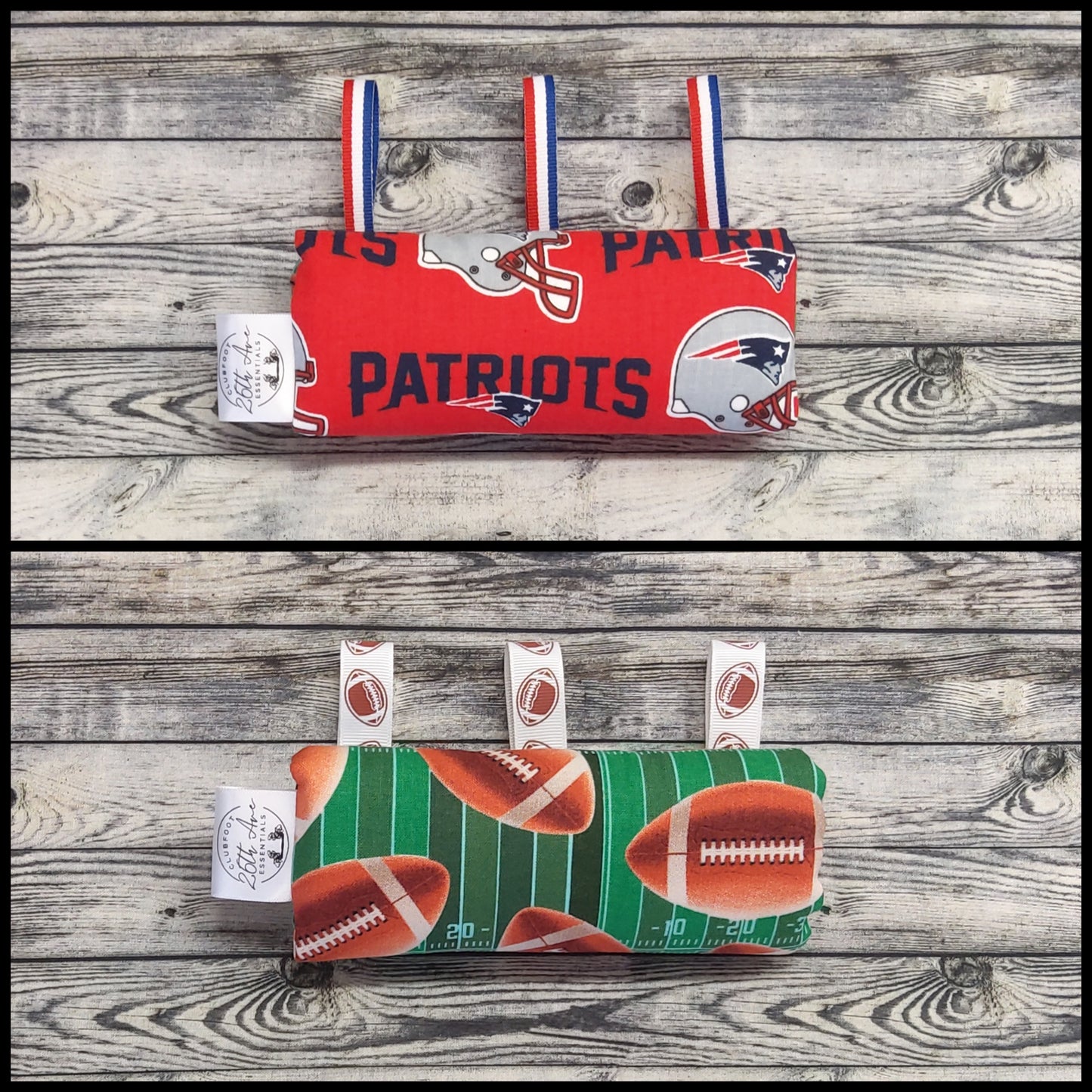 6" Patriots & Footballs + Play Tags