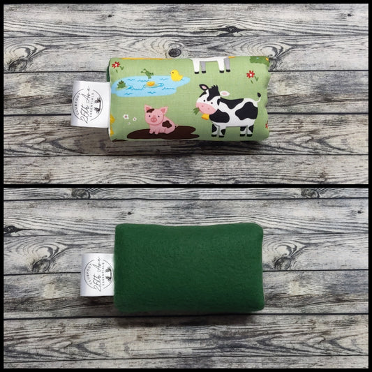 4.5" Baby Farm & Green Fleece