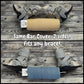 5.5" Beige Dot & Denim