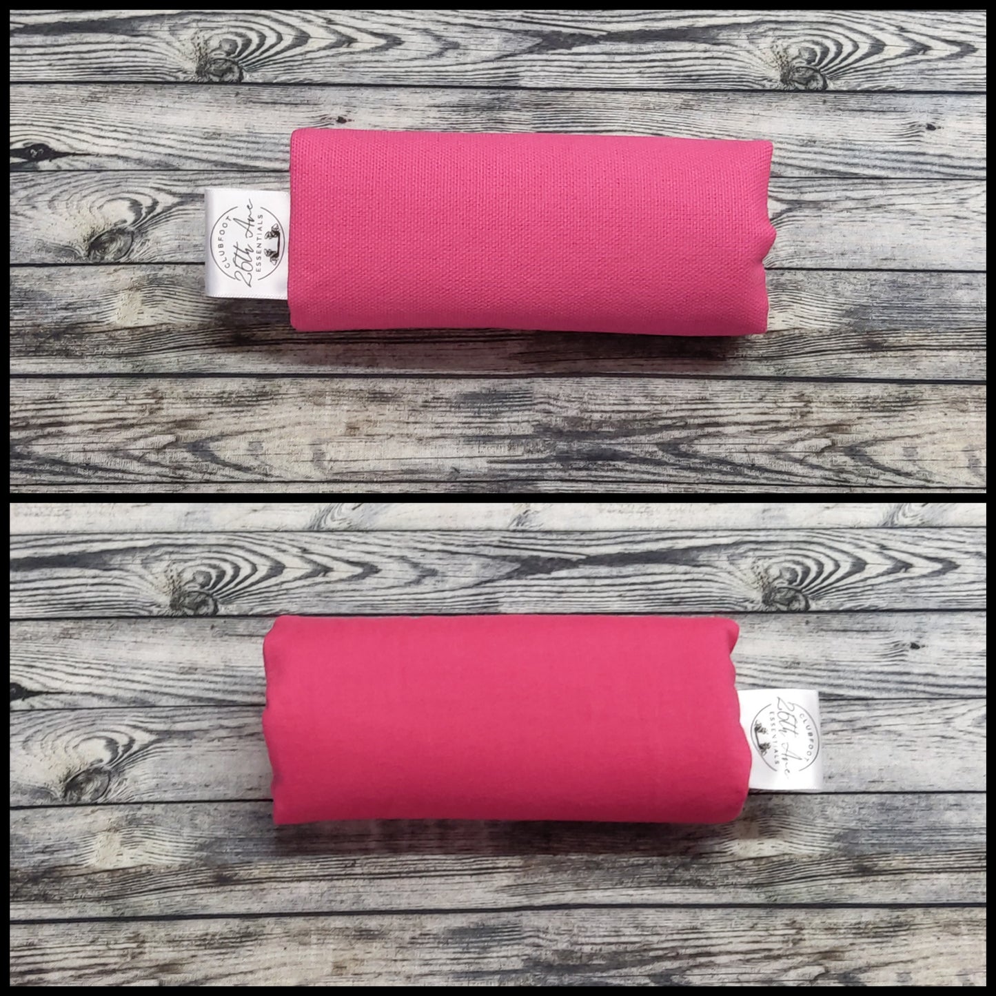 5.5" Hot Pink Canvas & Cotton