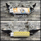 5.5" Bluey/Bingo & Yellow Chevron