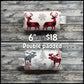 6" Winter Deer & Moose Flannel + extra padding