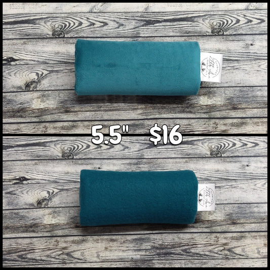 5.5" Teal Suede & Fleece