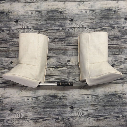 0-1 Cream Canvas & Cream Cotton