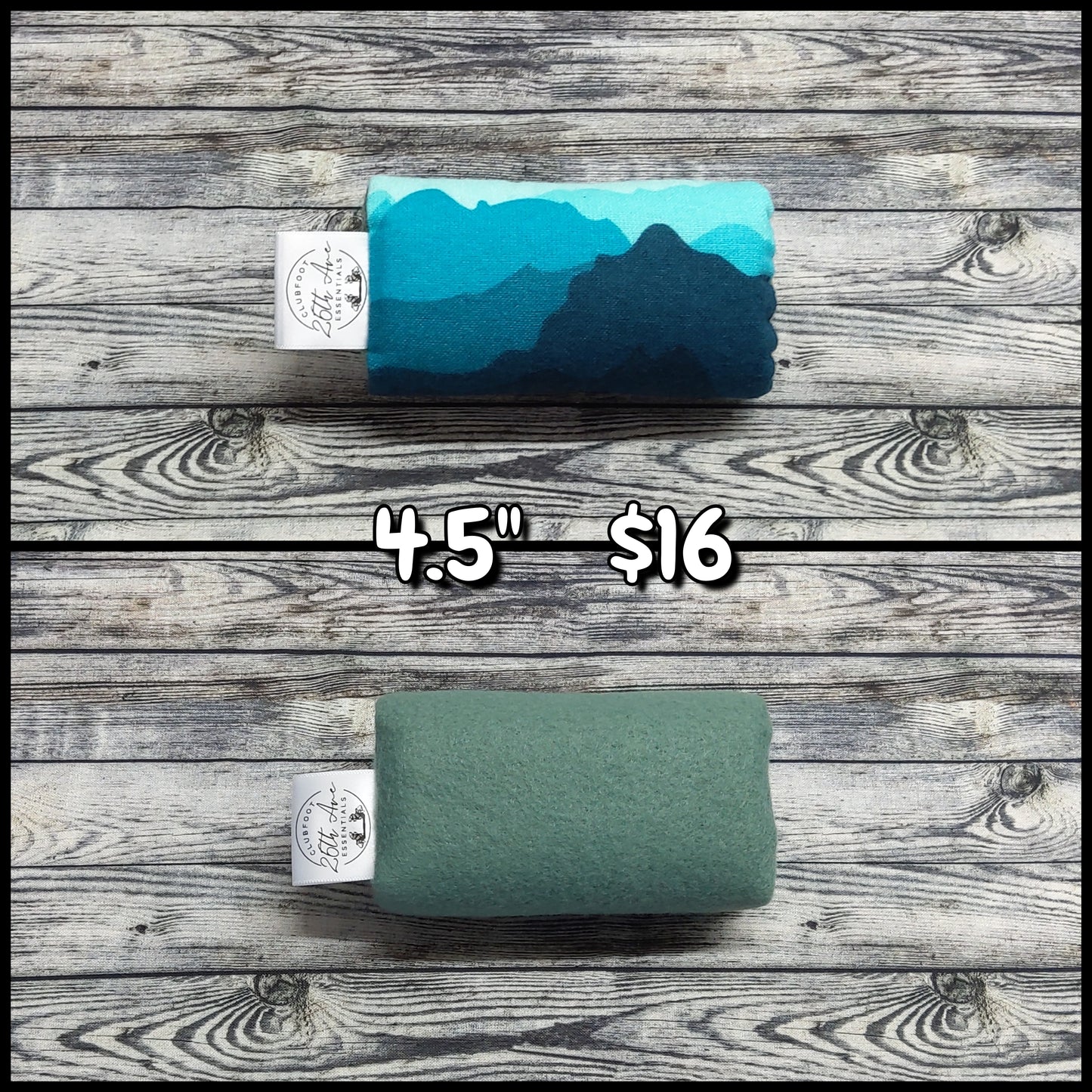 4.5" Moonlight Mountains & Green Fleece