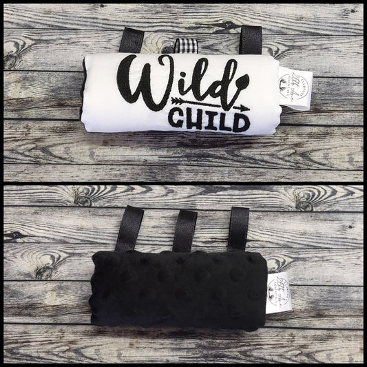 5.5" Wild Child Embroidered Design & Back Minky + Play Tags