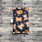 5.5" Highland Cow & Caramel Minky + extra padding
