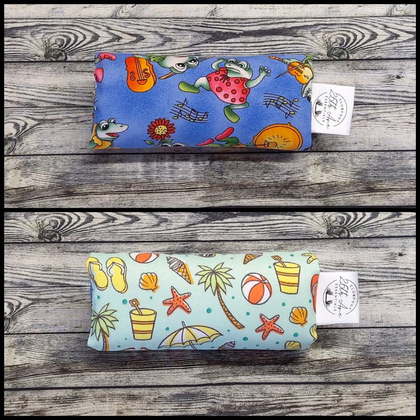 5.5" Dancing Frogs & Beach Equipment