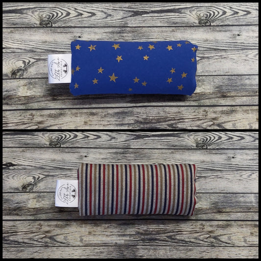 5.5" Gold Stars on Royal Blue & Patriotic Stripes