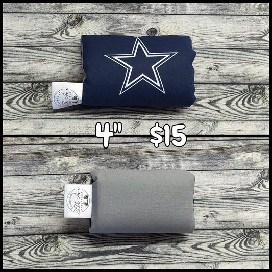 4" Dallas Cowboys & Grey Cotton