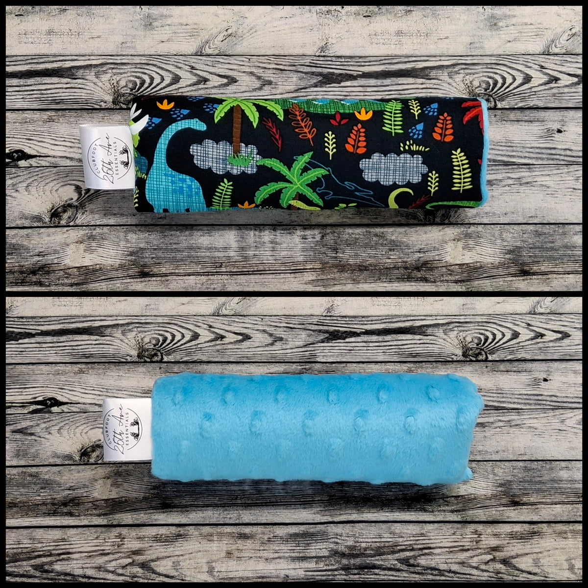 7" Dino Party & Aqua Minky