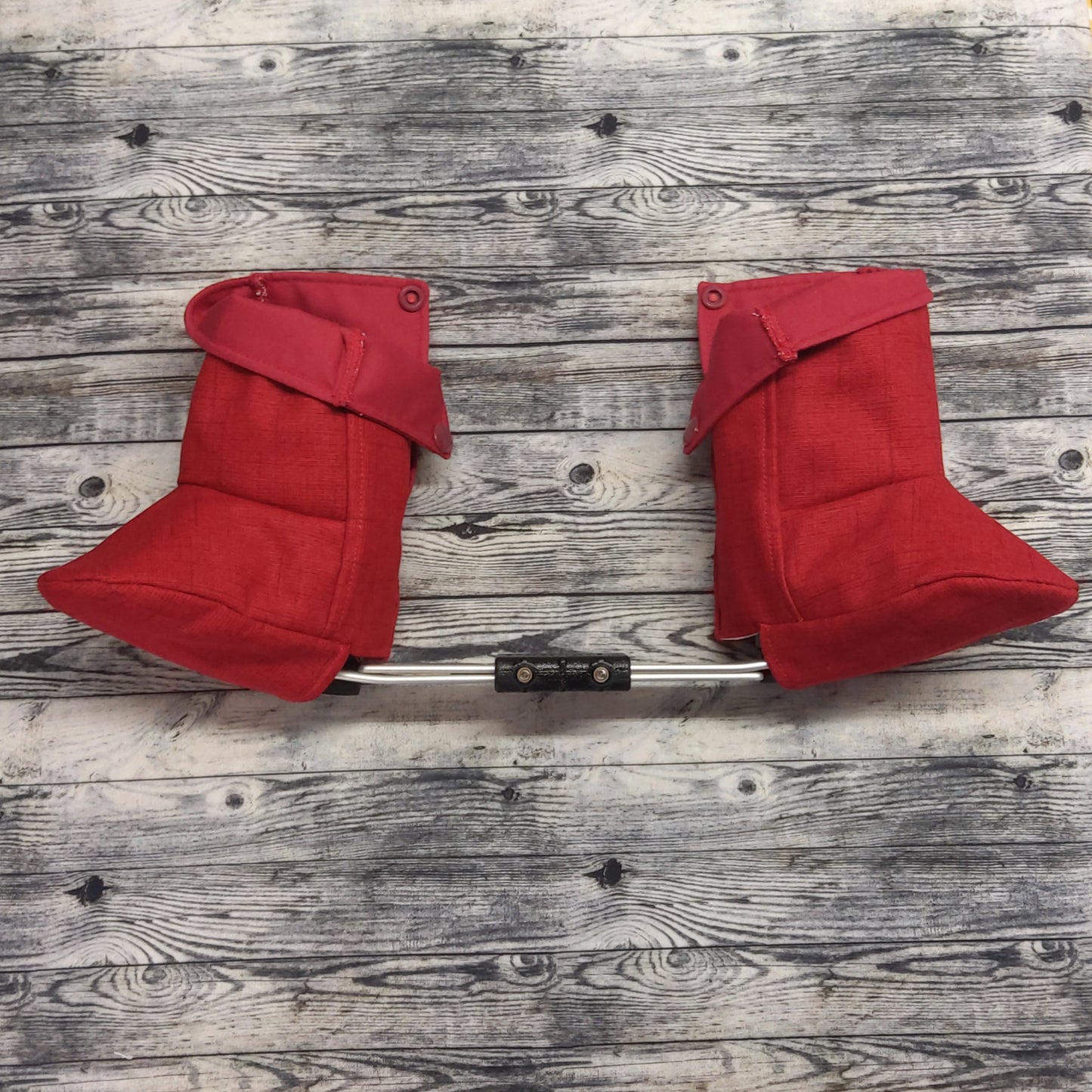 0-1 Red Canvas & Burgundy Cotton