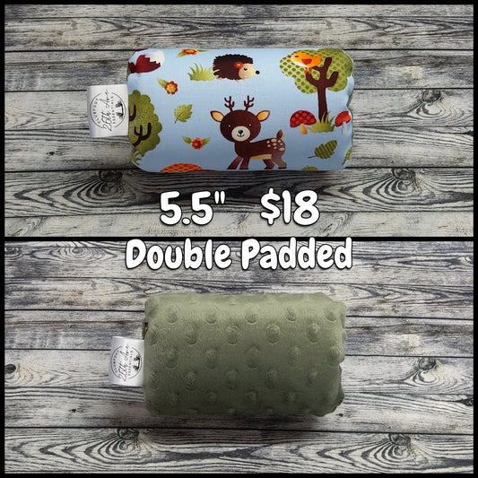 5.5" Baby Woodland & Olive Minky + extra padding