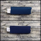 6.5" Navy Blue Canvas & Cotton