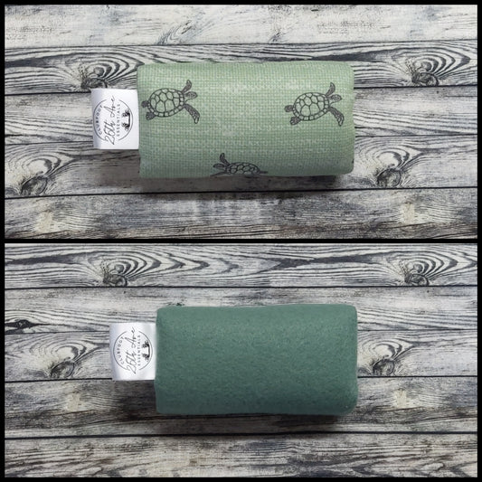 4.5" Turtles & Green Fleece