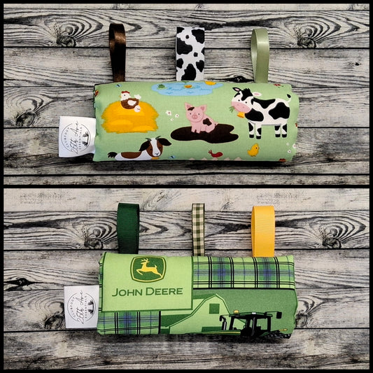 6" Baby Farm Animals & John Deere Tractors + Play Tags