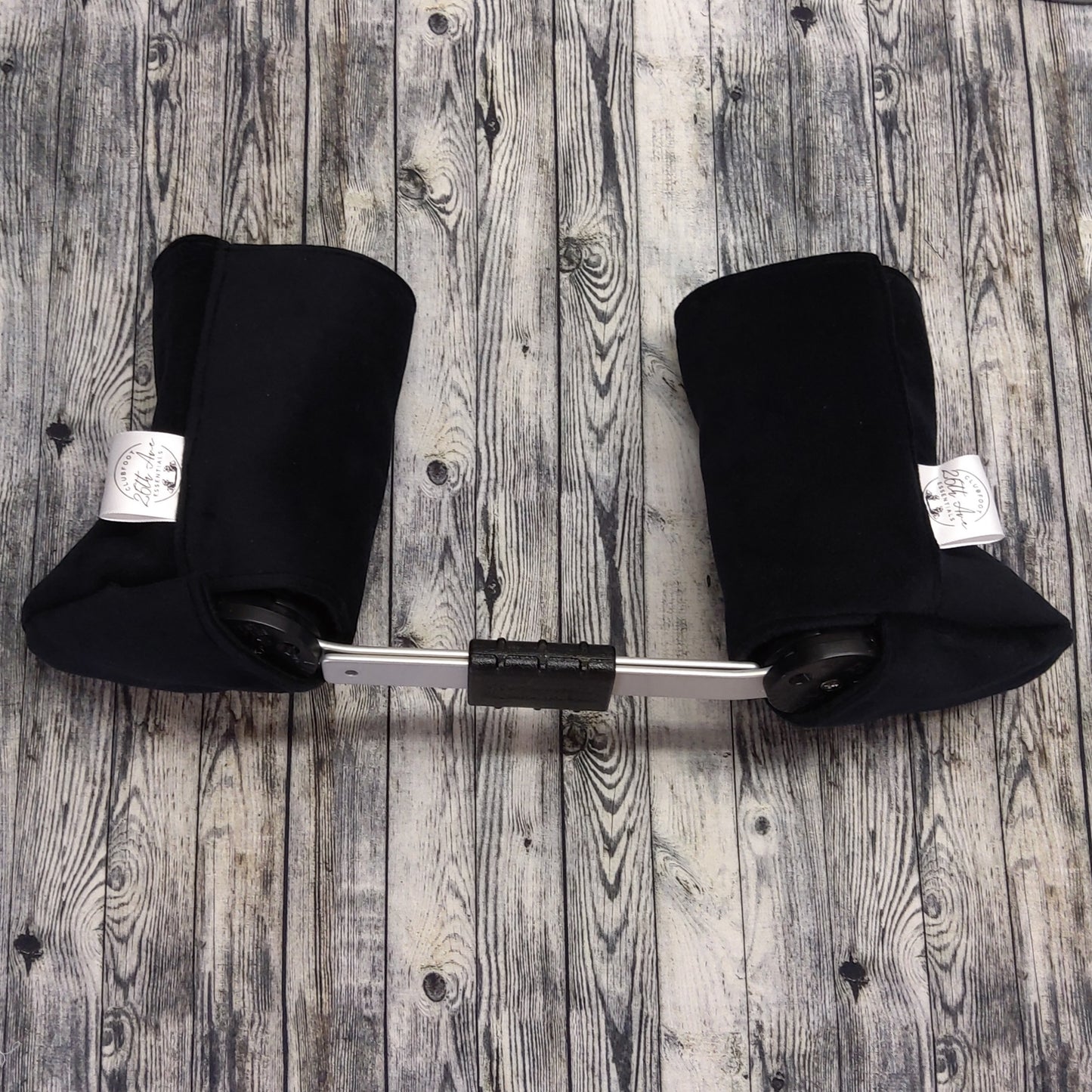 1-2 Black Suede & Fleece