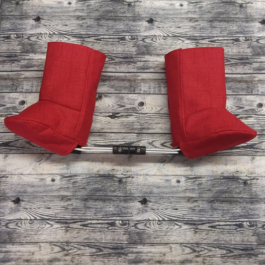 0-1 Red Canvas & Burgundy Cotton