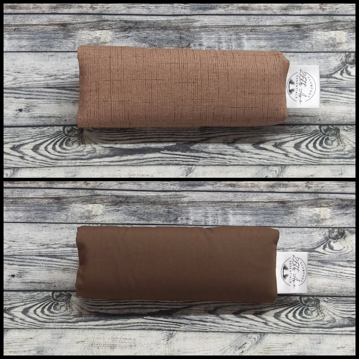 6" Brown Canvas & Cotton