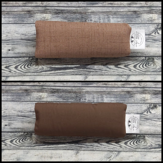 6" Brown Canvas & Cotton