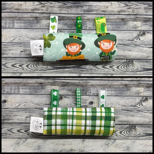 6" Leprechaun & Plaid + Play Tags