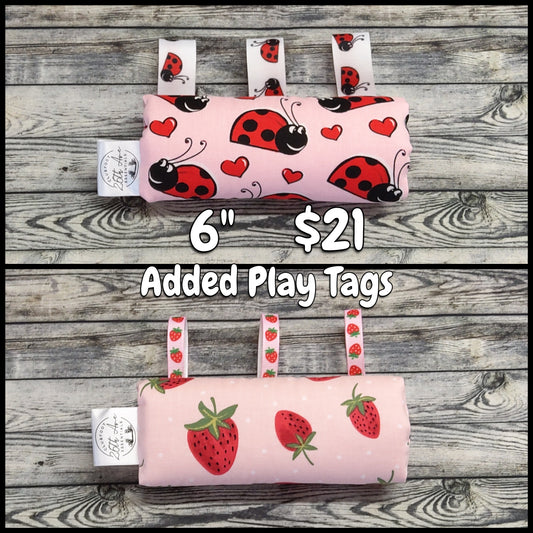 6" Ladybugs & Strawberries + Play Tags