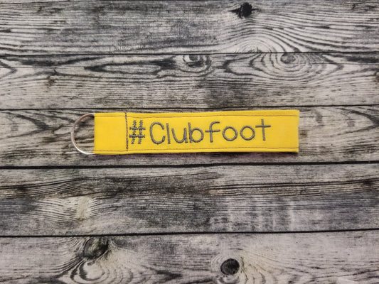 Clubfoot Awareness Key Chain