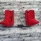 Red Suede Boot Covers