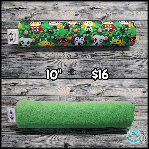 Animal Crossing & Green Minky (10")