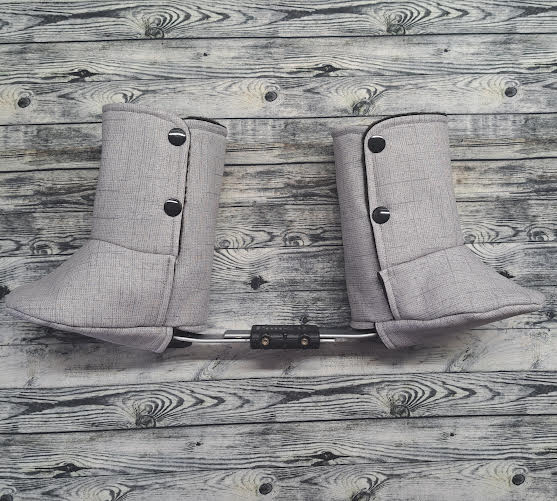 Grey Canvas Boot Covers