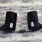 Black Suede Boot Covers