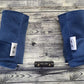 Navy Blue Suede Boot Covers