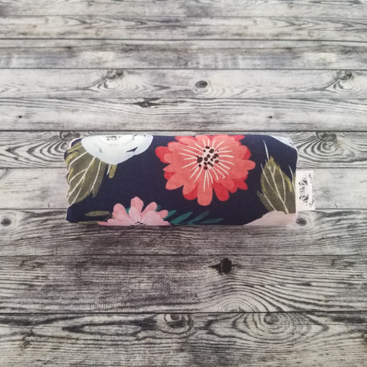 Navy Floral Bar Cover